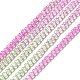 Прозрачный градиент цвета стеклянные бусины пряди GLAA-H021-01B-01-2