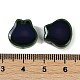 Двухцветные стеклянные бусины для настроения GLAA-Z007-13D-4