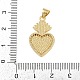 Латунные микро проложить кубического циркония подвески KK-P323-11U-G02-3