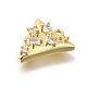 Латунные микро проложить кубического циркония подвески KK-U061-05G-02-2