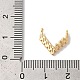 Латунные микропаве прозрачные кубические циркониевые подвески KK-M294-23G-3