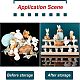 3-ярусные акриловые витрины ODIS-WH0006-08-4
