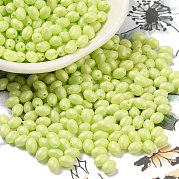 Выпечка расписных стеклянных бусин SEED-C004-04K