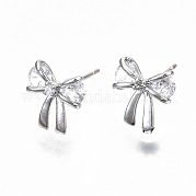 Латунь серьги KK-T062-44P-NF