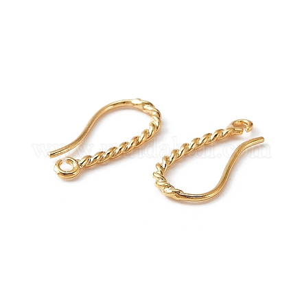 Латунные крючки для сережек X-KK-WH0035-98-1