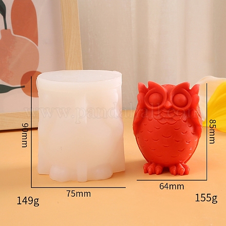 3d силиконовые Молды для свечей с ароматом совы для неслышащих совы PW-WG85163-01-1