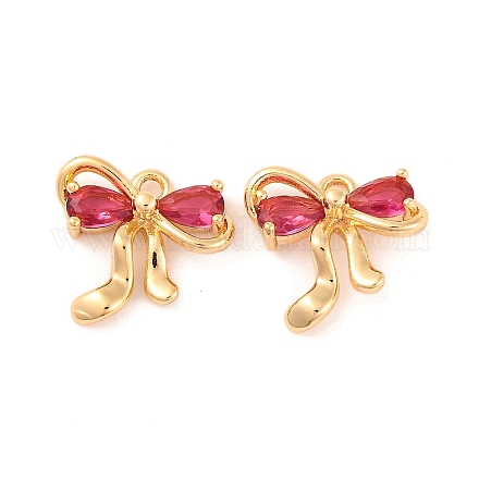 Латунные микро проложить кубического циркония подвески KK-S389-03G-03-1