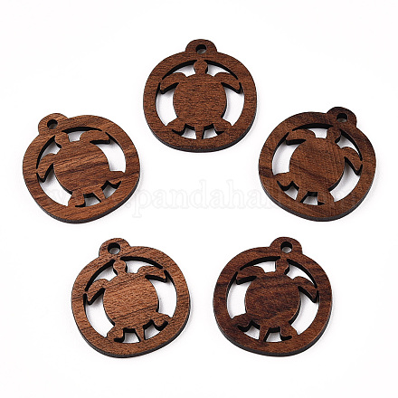 Подвески из натурального орехового дерева WOOD-T023-23-1