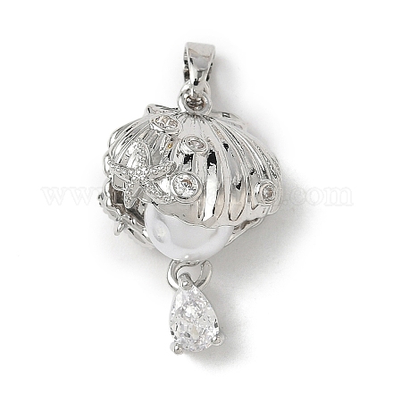 Латунные микро проложить кубического циркония подвески KK-I371-25P-1