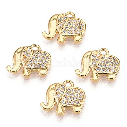 Латунные микро проложить кубического циркония подвески X-ZIRC-K082-034A-1