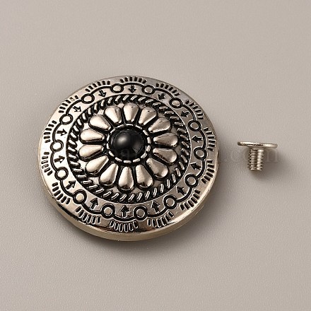 Заклепка из сплава и бирюзы FIND-WH0127-88A-1