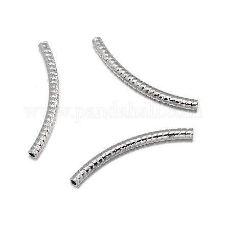 Резные изогнутые бусины из латуни KK-F0317-13P-NR-1