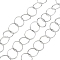 Tarnish Resistant 304 Stainless Steel Rolo Chains, Soldered, with Spool, Stainless Steel Color, 13x1mm