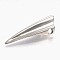 Tarnish Resistant 304 Stainless Steel Pendants, Fang, Stainless Steel Color, 39x11.5x10mm, Hole: 3.5mm