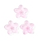 Glass Beads, Star, Pearl Pink, 20.5x21.5x5.5mm, Hole: 1.6mm