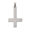 304 Stainless Steel Pendants, Upside Down Cross Charm, Stainless Steel Color, 39.5x25.5x1.5mm, Hole: 7.5x3.5mm