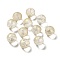 Transparent Glass Beads, Gradient Color, Round, Light Khaki, 12.5x12mm, Hole: 1.4mm