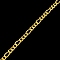Iron Figaro Chains, with Spool, Soldered, Golden, 5.3x2.6x0.6mm, about 328.08 Feet(100m)/roll