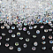 4 Sets Acrylic Rhinestone Pointed Back Cabochons, Faceted, Diamond, Clear AB, 6x4.5mm, 1000pcs/set