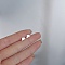 Alloy Earrings for Women, with 925 Sterling Silver Pin, Cloud, 14.5mm
