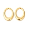 Ion Plating(IP) 304 Stainless Steel Linking Rings, Oval, Real 18K Gold Plated, 26.5x19.5x2.7mm, Inner Diameter: 17x13mm