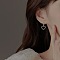 S925 Sterling Silver Hollow Heart Hoop Earrings, Silver, 20x9mm