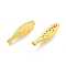 Alloy Beads, Fish, Matte Gold Color, 41x10.5x7.5mm, Hole: 1.8mm