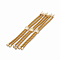 Nylon Twisted Cord Bracelet Making, Slider Bracelet Making, with Brass Findings, Golden, Goldenrod, 8.7 inch~9.3 inch(22.2cm~23.8cm), 3mm, hole: 1.5mm