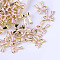 Bowknot Alloy Enamel Pendants, Pink, 19.5x17.5x3mm, Hole: 1.5mm