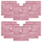 Velvet Gift Blessing Bags, Jewelry Storage Pouches, Rectangle, Pale Violet Red, 6.7x7x0.95cm