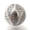 304 Stainless Steel Beads, Round, Antique Silver, 10mm, Hole: 1.8mm