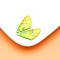 Transparent Resin Pendants, Wing Charms with Gold Foil, Green Yellow, 25x12mm, Hole: 1.2mm