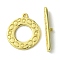 Eco-Friendly Brass Toggle Clasps, Long-Lasting Plated, Cadmium Free & Lead Free, Real 18K Gold Plated, 24x21x1.7mm, Hole: 1.6mm, Bar: 5x29x1.6mm, Hole: 1.6mm
