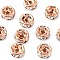 Brass Rhinestone Spacer Beads, Grade A, Straight Flange, Rondelle, Rose Gold, Crystal, 5x2.5mm, Hole: 1mm