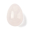 Natural Rose Quartz Egg Shape Display Decorations, Figurine Home Decoration, Reiki Energy Stone for Healing, 29~30x20~21mm