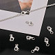 8 шт. 925 серебряные застежки-когти-омары FIND-GL0001-54-4