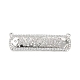 Подвески из кубического циркония с покрытием из латуни KK-M282-34P-1