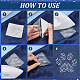 Исправление отпечатка лапы из стекла со стразами DIY-WH0453-71B-01-3