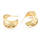 Полукруглые серьги-кольца из латуни KK-S356-355-NF-4