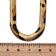 Латунные ожерелья цепи плоский змея NJEW-Z059-01G-02-5