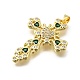 Латунные микро проложить кубического циркония подвески KK-Q066-37G-01-2
