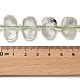 Естественный зеленый кварцевые нити бисера G-H078-B21-01-5