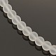 Матовое прозрачные круглые бусины нити FGLA-P002-4mm-03-2