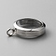 Подвески-медальоны из нержавеющей стали 304 STAS-WH0027-44P-2