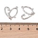 Подвески из латуни с прозрачным стеклом KK-N254-53P-3
