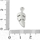 Подвески из сплава с микропаве из стразов FIND-K020-01P-3