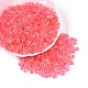 Прозрачные внутри цветные стеклянные бусины SEED-T007-11E-3