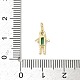 Латунные микро проложить кубического циркония подвески ZIRC-I356-17G-A09-3