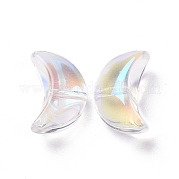 Прозрачный Electroplate стеклянные бусины GLAA-F122-01F