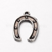 Подвески подковки тибетского стиля подковы TIBEP-3115-AS-RS